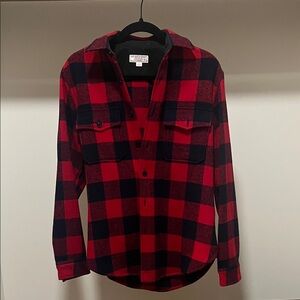 Wallace & Barnes Buffalo Check Wool Shacket